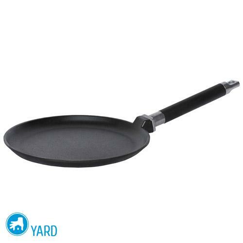 Pancake frying pan with all subtleties