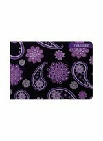 Student cover Paisley pattern purple
