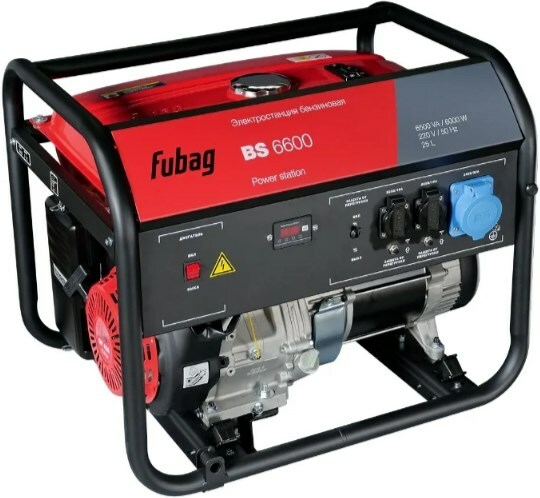 Gasoline generator Fubag BS 6600: photo