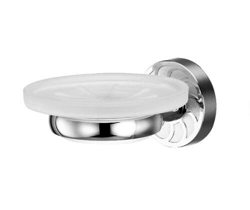 Glass soap dish with wall holder WASSERKRAFT OMEGA LM3143C