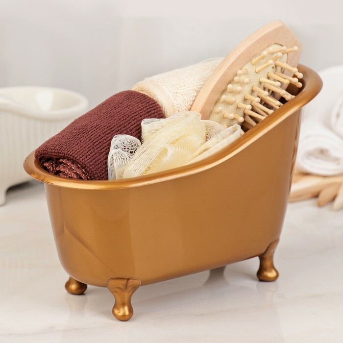 Bath set 4 pcs. (comb, 2 washcloths, towel)