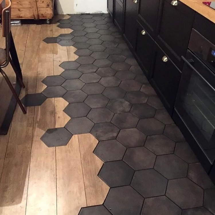 ⚒ Combined laminate and tile floor: options, recommendations