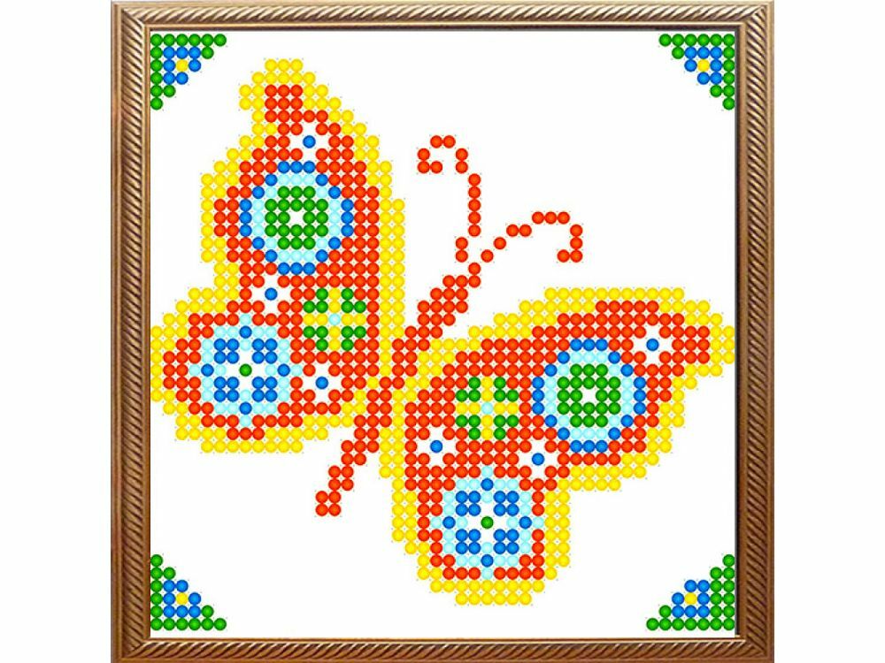 Tegning på stoffet " Butterfly"