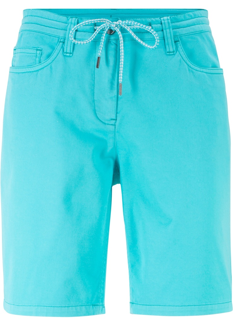 Bermuda shorts with drawstring waist