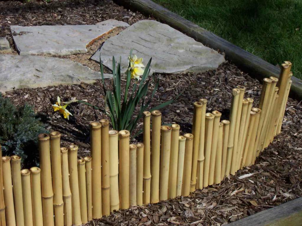 dekoratif bambu çit