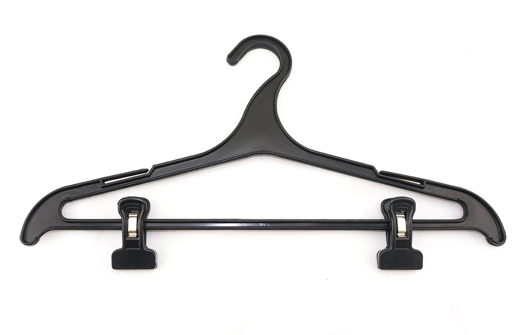 Valexa clothes hanger with a bar and clips for skirts and trousers VL-10