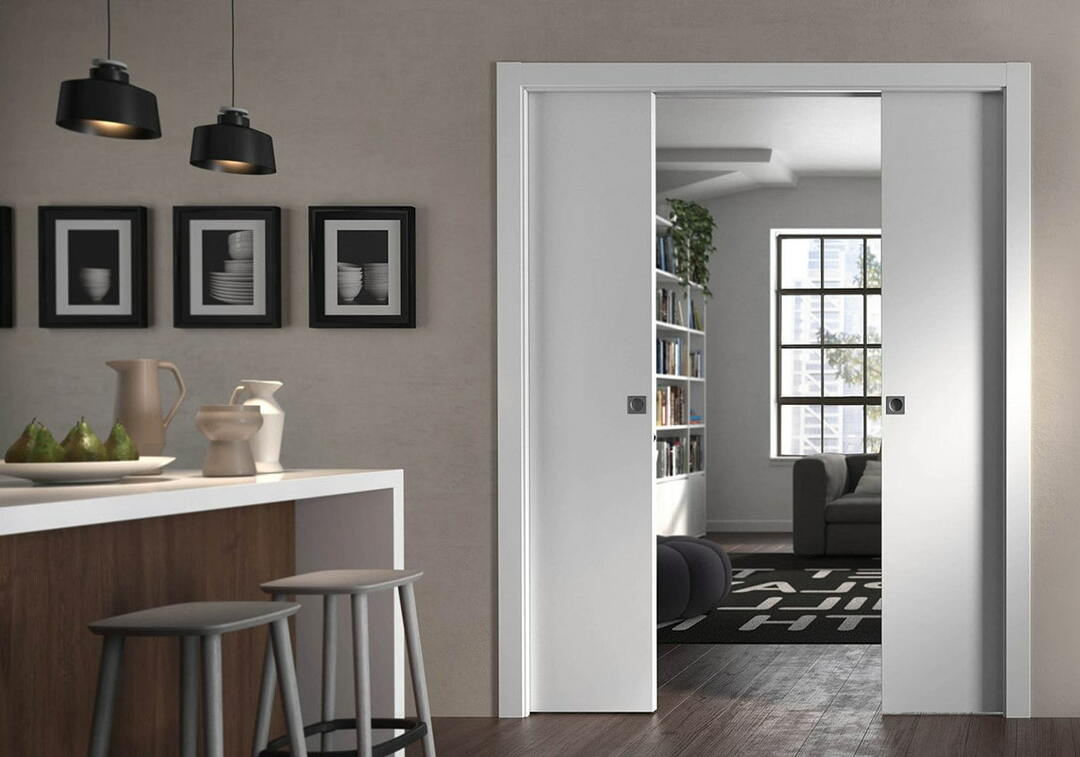 Sliding doors to the room: interior, compartment and other options, photo examples