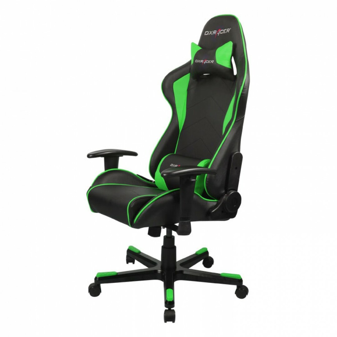 Herní židle DXRacer řady F OH / FE08, zelená / černá