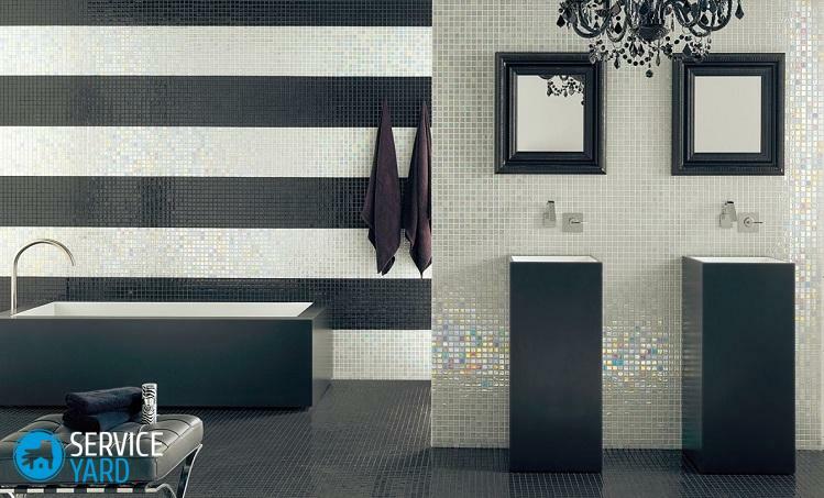 Design af fliser på badeværelset