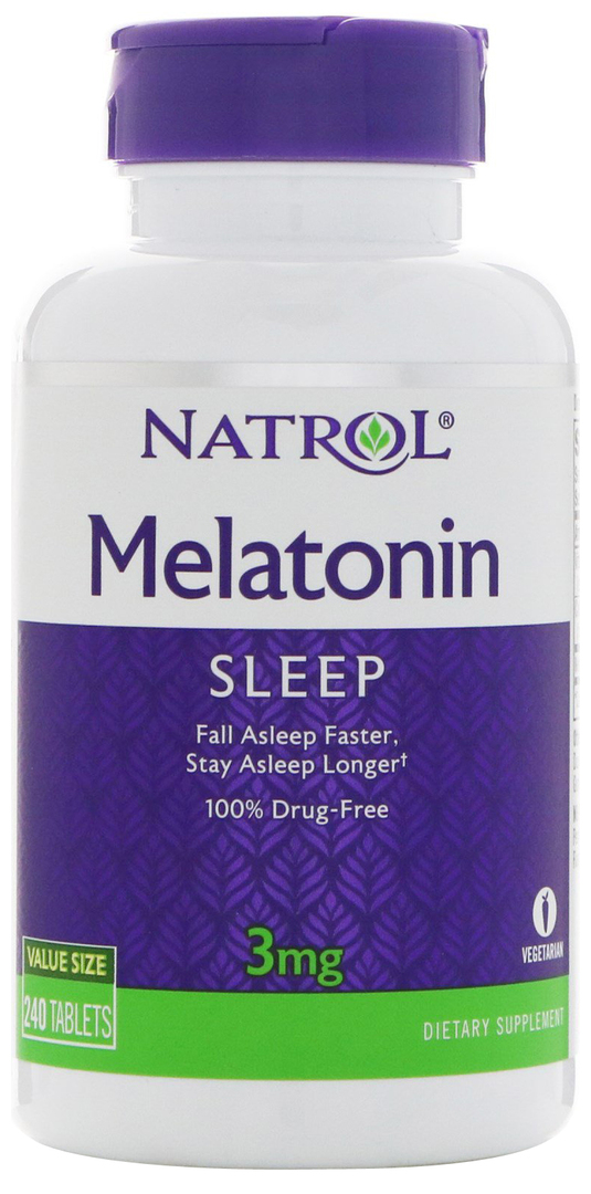 Natrol Melatonin Schlafergänzung 240 tab. natürlich