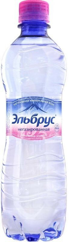 Elbrus stilstaand water in een plastic fles 0,5 l