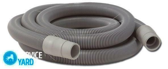 Hose for connection of a washing machine