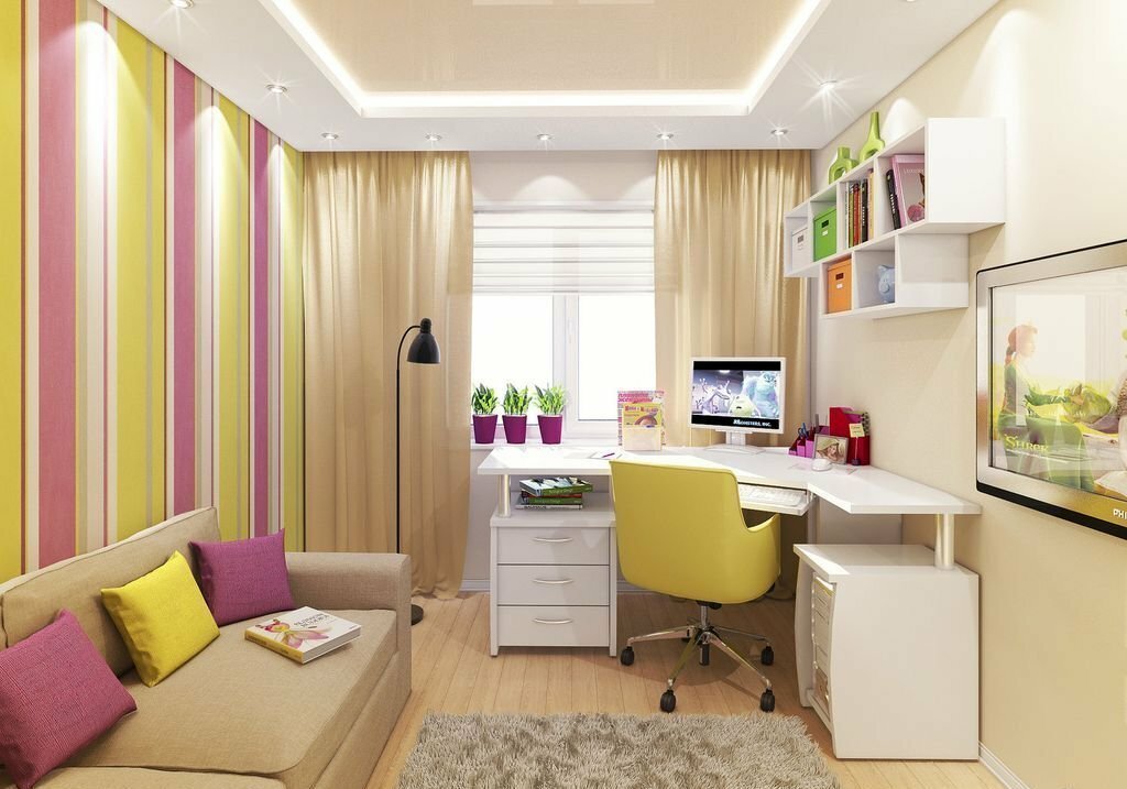 design of a children's room for a student 