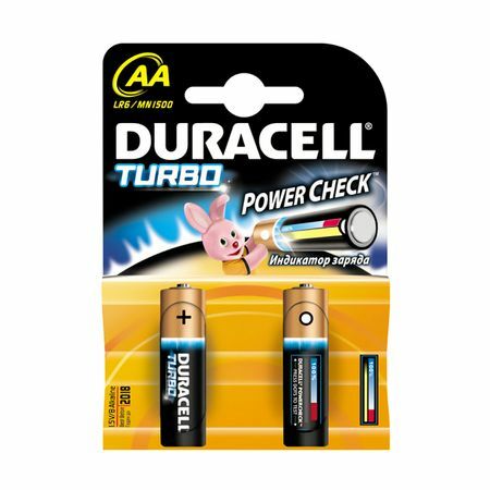 Akumulators DURACELL LR06 AA Turbo blisteris 2gab