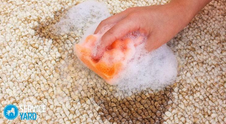 Che dedurre o rimuovere uno iodio da un tappeto?