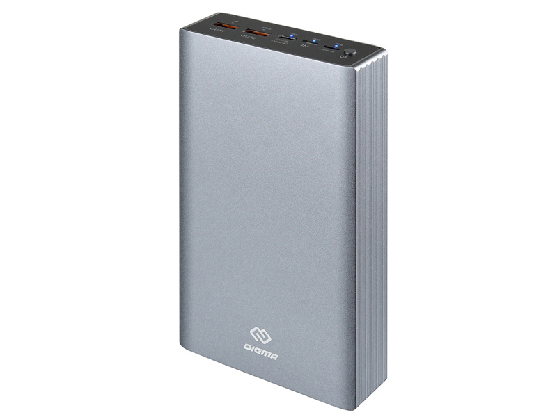 Eksternt batteri Digma DG-PD-30000 QC3.0 30000mAh Sølv