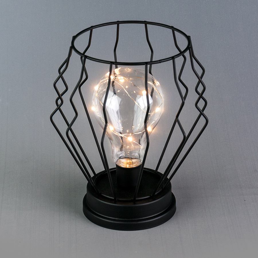 Dekoratívna lampa, LED, napájaná batériami (R3 * 3), rozmer 17x17x20