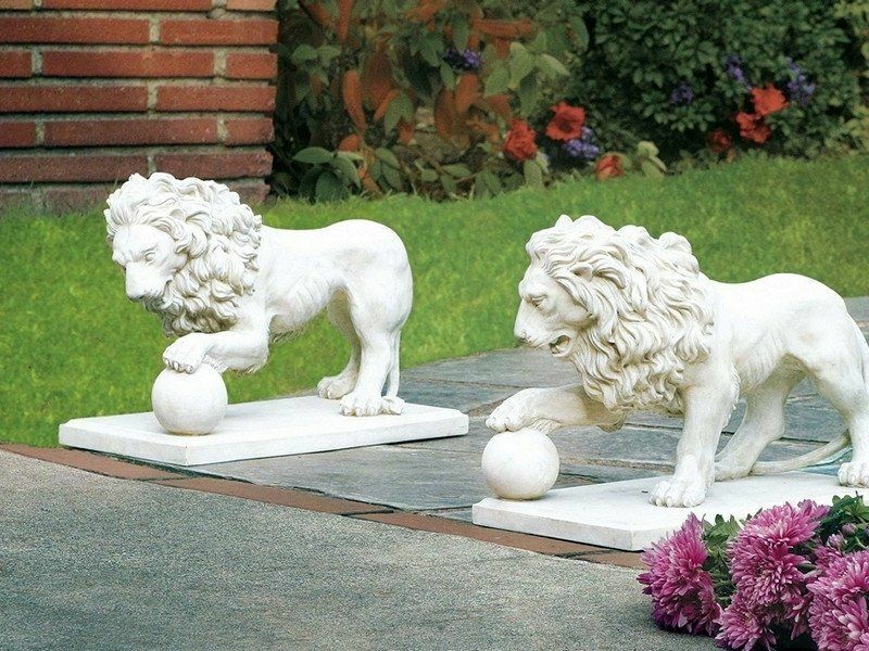 esculturas para el yeso del jardín