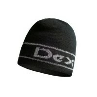 Chapeau imperméable DexShell, noir avec lettrage, taille L / XL