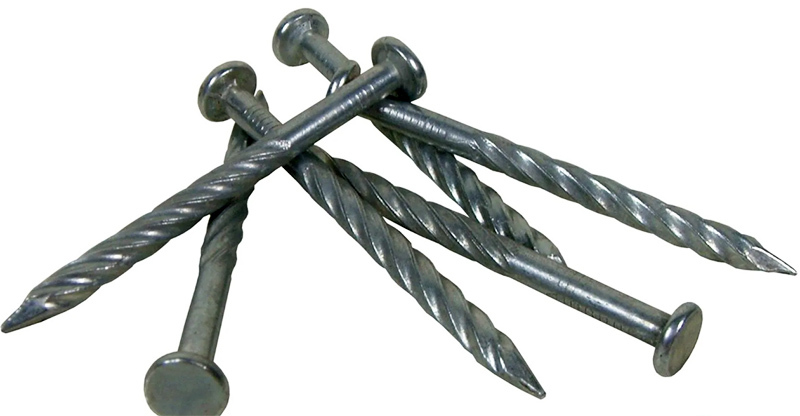 Screw nails are used when it is necessary to obtain a particularly strong structure that will be subjected to mechanical stress.