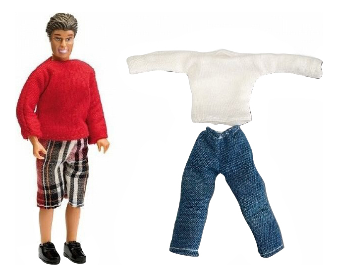 Lundby Dad doll with accessories