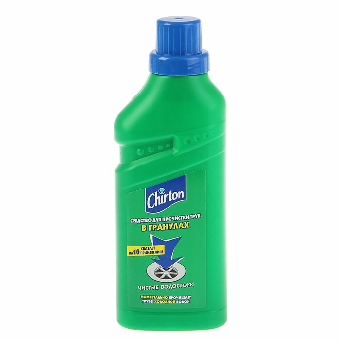 Chirton Granulat Kaltwasser-Pfeifenreiniger, Plastikflasche, 600 g