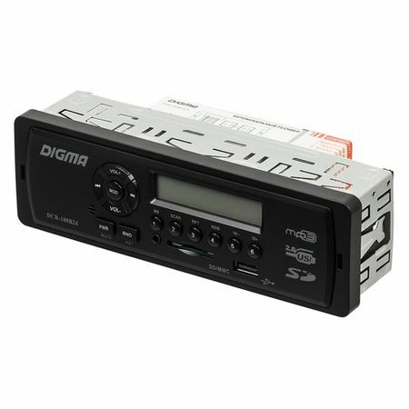 Auto-rádio DIGMA DCR-100B24, USB, SD / MMC