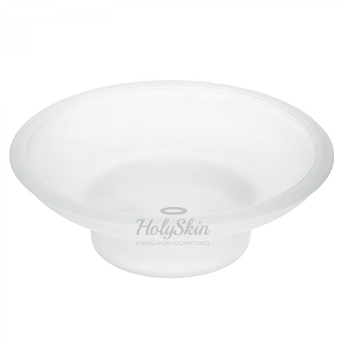 Glass frosted soap dish HS