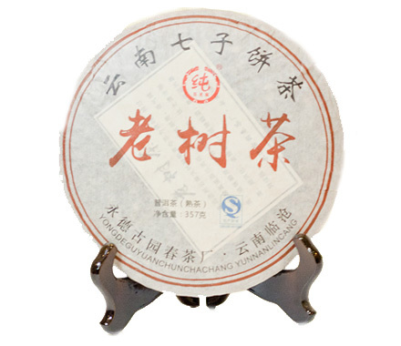 Shu pu-erh tee Lao shu cha 357 g