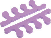 Dewal Beauty Finger Separators, Purple, 13.3x4.2x0.8cm, 1 Pair