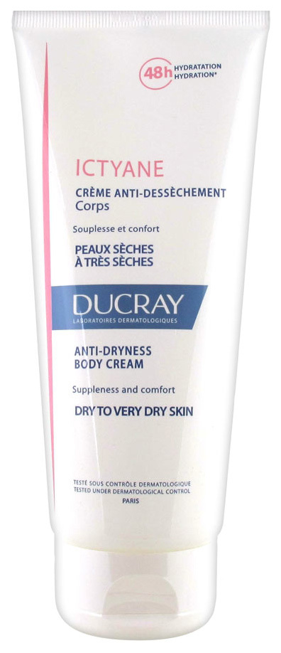 Körpercreme Ducray Ictyane Creme erweichende Feuchtigkeitscreme für trockene Haut