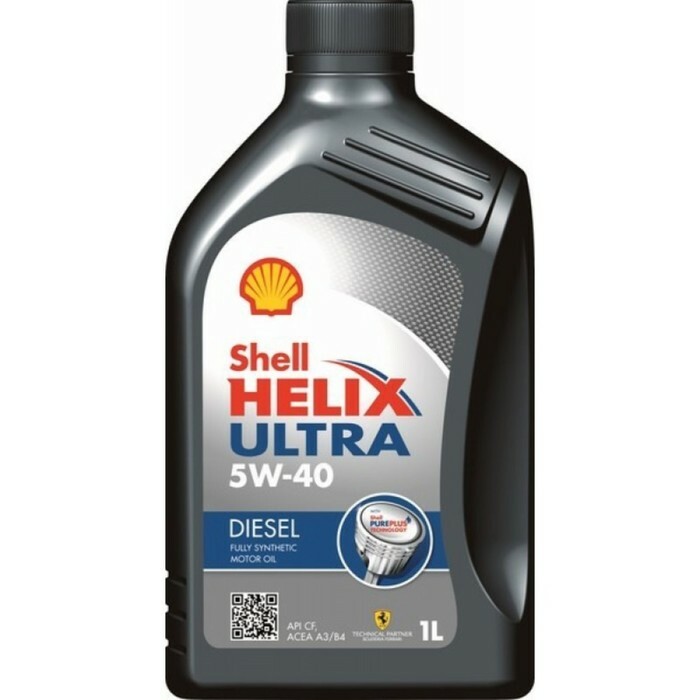 Motor oil Shell Helix Ultra Diesel 5W-40, CF, B3 / B4 synth, 1l