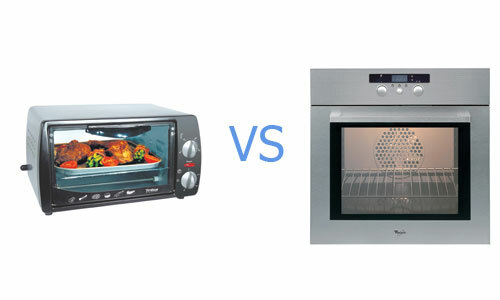 Qual é a diferença entre um mini forno e um forno
