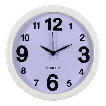 Alarm clock RUBY CLASSIC D150mm white