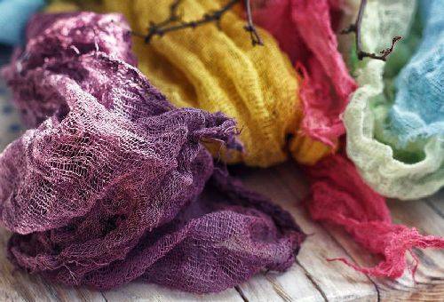 Kako barve tkanine doma - vrste barv in predpisov o barvanju