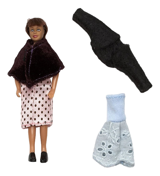 Lundby Mom doll with accessories