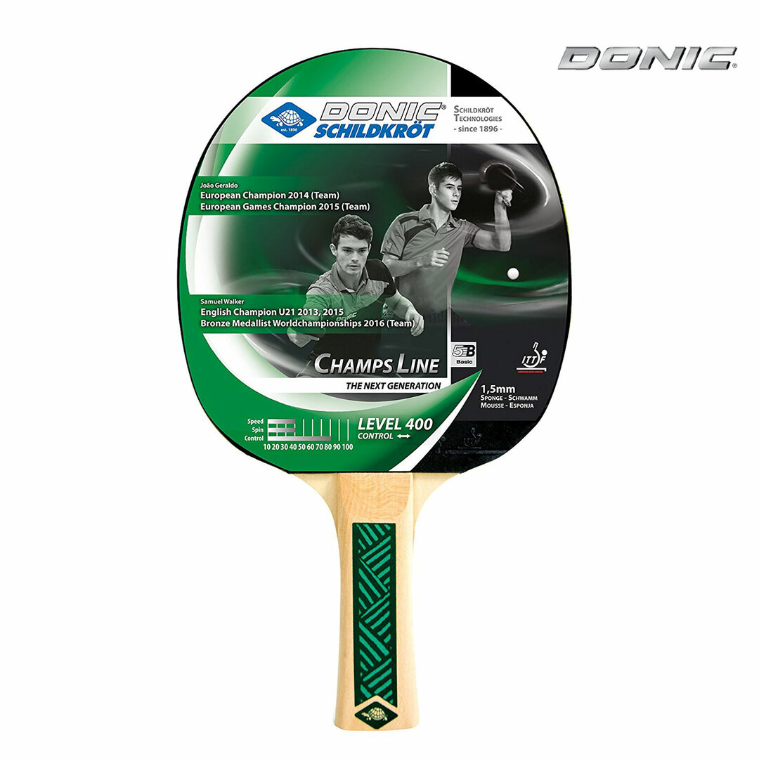 Racket Donic Champs 400: árak 4,99 USD -tól olcsón vásárolnak az online áruházban