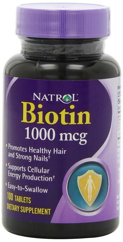 Vitamine B7 Natrol Biotine 1000 100 tabletten