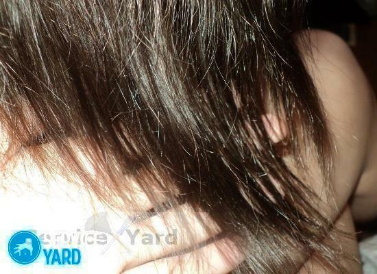 How to peel the cud from the hair?