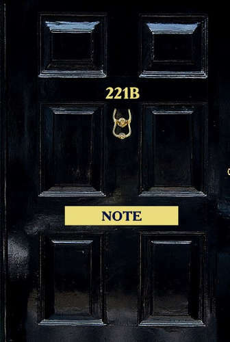 Sherlock. 221 Poznámka. Štýlový notebook pre fanúšikov skvelej detektívky, 138 x 210 mm, 192 strán