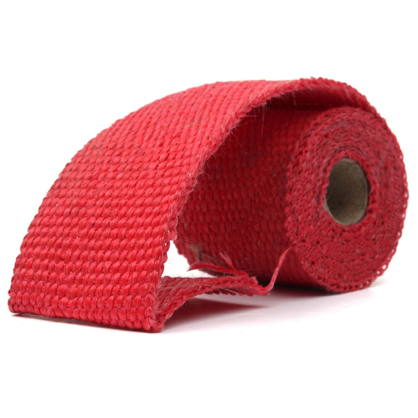CM מגני פליטה עוטפים צינור תא מטען טורבו מכת חום ראש בידוד אדום