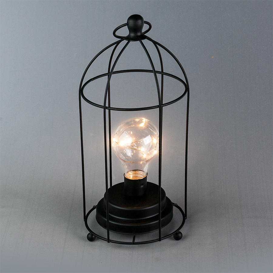 Lampe décorative, LED, alimentée par batterie (R3*3) taille 13x13x28
