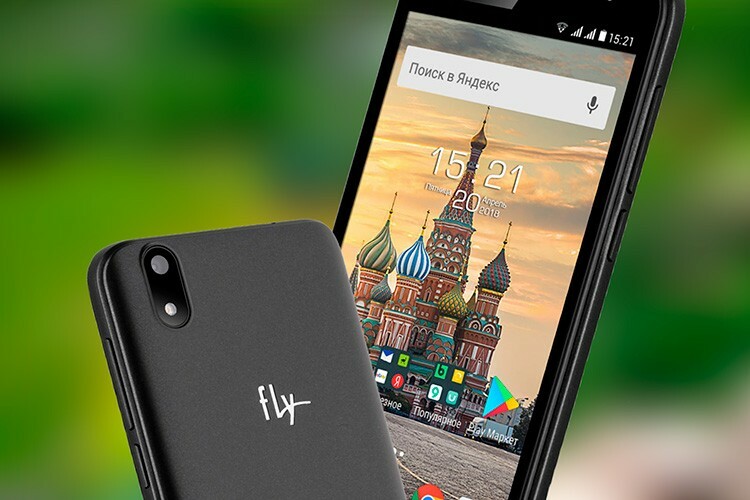 Anmeldelsens billigste smartphone " Fly life compact"
