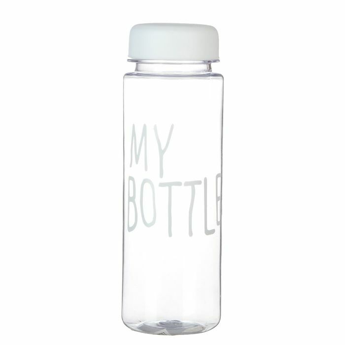 Min flaske med skruelokk, 500 ml, hvit