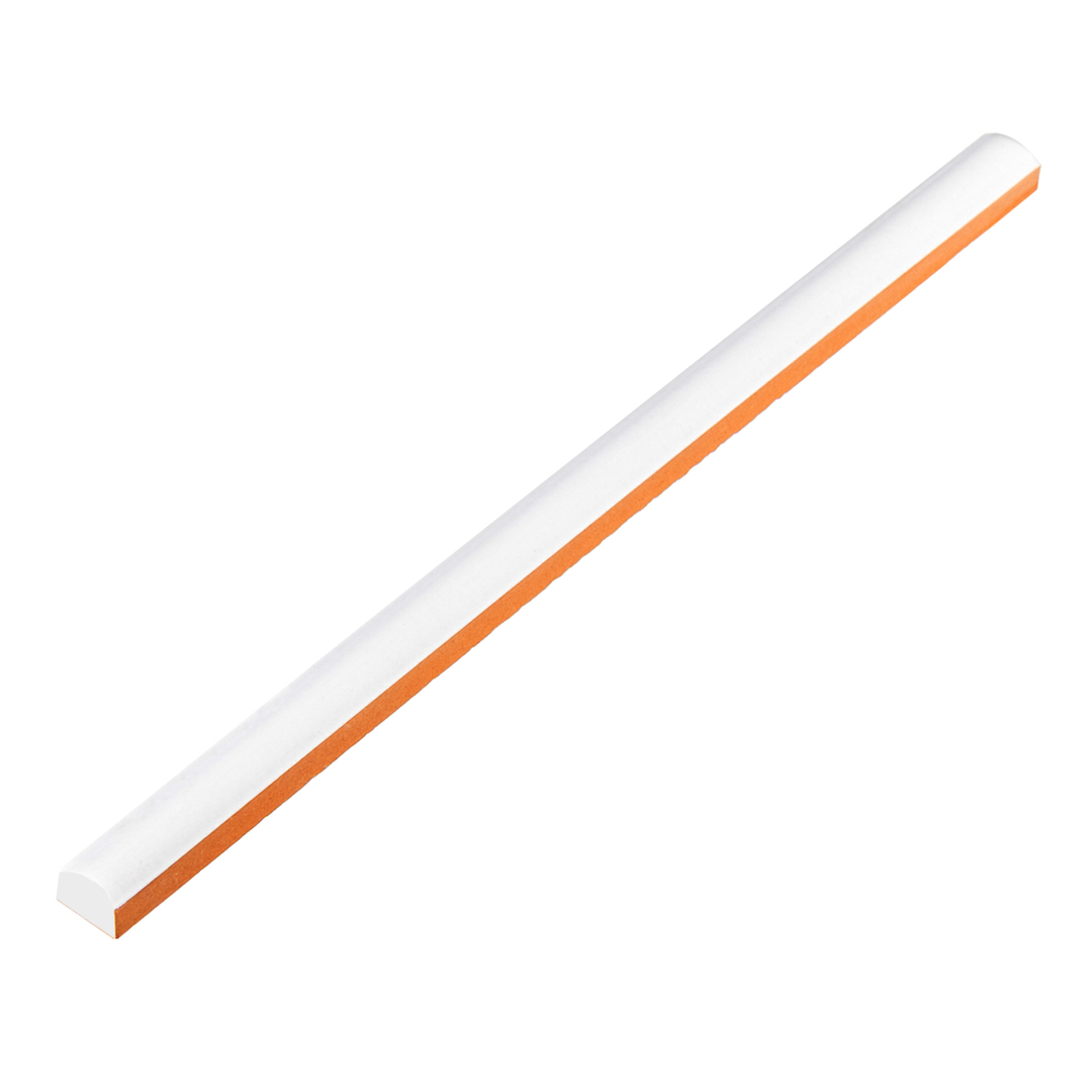 Listwa ceramiczna (ołówek) 200x10 mm biała