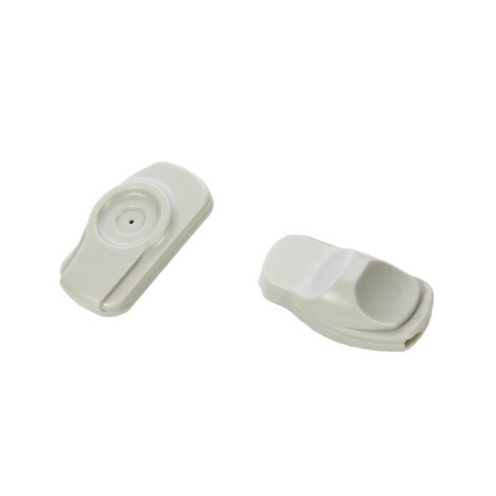 Akustický magnetický senzor Mini Super Tag + klinček, biely