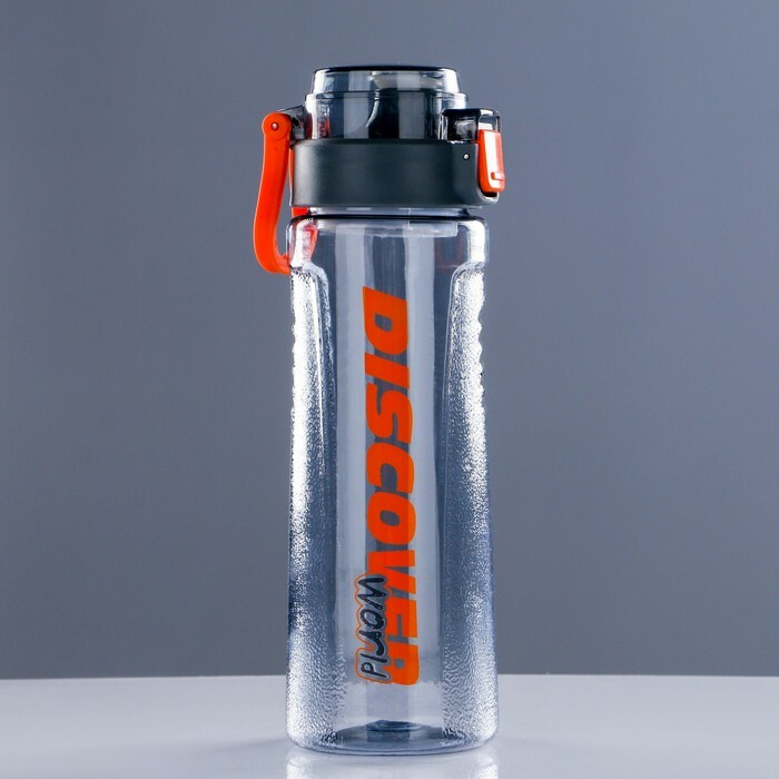 Water bottle 800 ml, Discover, with suspension, mix