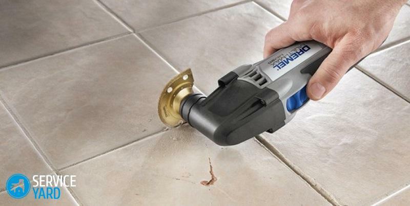 Remover for grout removal from tile joints