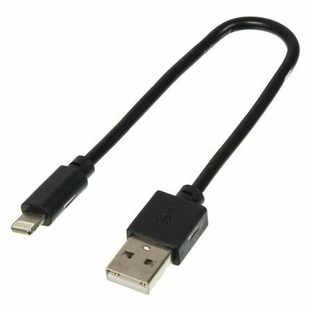 Kabel DIGMA USB A (m), Lightning (m), 0,15 m, svart
