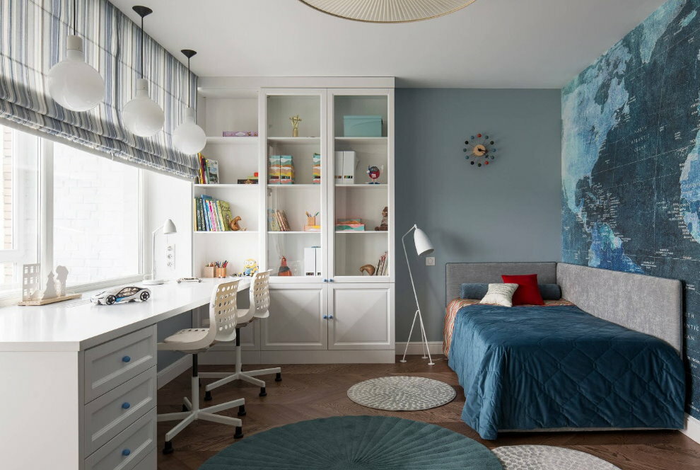 design of a children's room for a student 